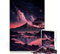 Japanese Fantasy Landscape 1000 Pieces Jigsaws Adults Puzzles Gifts Cognitive Boost Serene Game Fun Play Great Gift (50x75cm)