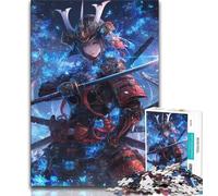 Japanese Female Ninja Warrior 1000 Piece Jigsaw Puzzles for Teenagers,Family Game Stress Reliever Difficult Challenge Artists Collection,Fine Art (75x50cm)
