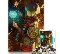 Japanese Female Ninja Warrior Jigsaw Puzzles for Teenagers 1000 Piece,Educational Games Home Decoration Artists Collection,Fine Art (75x50cm)