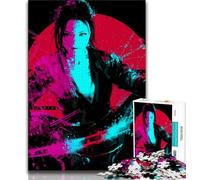Japanese Female Ninja Warrior Puzzles for Adults And Teenagers,Challenging To Complete But Fun And Humorous Birthday Present,Gifts,Wall Art (38x26cm)