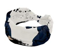 Japanese Fight by Kendo Sword Women’s Headbands Elastic Wide Turban Headband Soft Head Bands Non Slip Hairband for Yoga Workout Sport Running