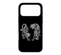 Japanese Fighting Tigers Vintage Tattoo Retro Tiger Lover Case for iPhone 17 Pro Max