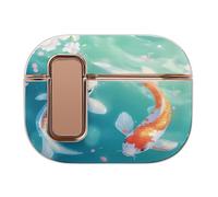 Japanese Fish Printed Bluetooth Headset Case Earphone Protective Cover with Magnets Lock Compatible with Airpods Pro 2