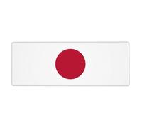 Japanese Flag Gaming Desk Mat, Wide Surface Desk Pad for Keyboard, Mouse and Improved Gaming Stability