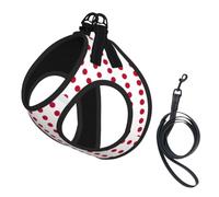 Japanese Flag Pet Leash Vest For Small Dogs Cats Reflective Adjustable Soft Outdoor Walking Hiking Training
