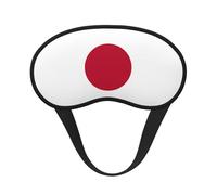 Japanese Flag Print Adjustable Eye Cover for Sleeping, Comfortable, Pressure-Free and Breathable Sleeping Masks