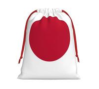 Japanese Flag Print Reusable Drawstring Gift Bags For Candy Bag Birthday, Wedding Or Daily
