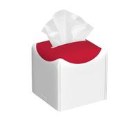 Japanese Flag Print Tissue Box Cover, Leather Tissue Holder Decorative Tissue Box Holder For Kitchen, Bathroom