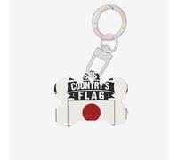 Japanese Flag Printing Bone Shaped Dog Tag Pet Id Tags,Acrylic Dog Tags Cat Tags with Ring for Dog Cat,Pendant Crafts