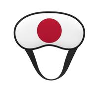 Japanese Flag Sleep Mask,Blackout Eye Mask Adjustable Eye Cups,Sleeping Mask for Light Sleepers, Travelers