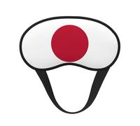 Japanese Flag Sleep Mask,Blackout Eye Mask Adjustable Eye Cups,Sleeping Mask for Light Sleepers, Travelers