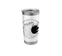 Japanese Flag Wave Stainless Steel Insulated Tumbler