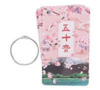 Japanese Flashcards Ring Bound Paper Learning Cards for Beginners