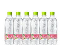 Japanese Flavoured Mineral Water - Momo Peach Taste Drink Beverage 540ml Bundle Pack Ready To Drink (6 Bottle)
