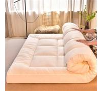 Japanese Floor Futon Mattress Breathable Portable Rollable Thick Single Bed Mattress for Guests Foldable Sofa Bed Mattress 120x200cm Comfortable & Space-Saving