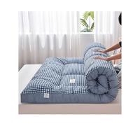 Japanese Floor Futon Mattress, Thicken Roll Up Mattress Floor Bed Tatami Foldable Soft Pressure Reducing Breathable Double Futon Mattress Student Dormitory Home Mattress