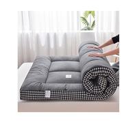 Japanese Floor Futon Mattress, Thicken Roll Up Mattress Floor Bed Tatami Foldable Soft Pressure Reducing Breathable Double Futon Mattress Student Dormitory Home Mattress