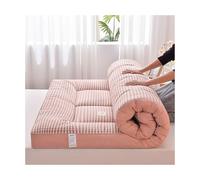 Japanese Floor Futon Mattress, Thicken Roll Up Mattress Floor Bed Tatami Foldable Soft Pressure Reducing Breathable Double Futon Mattress Student Dormitory Home Mattress