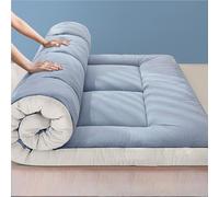 Japanese Floor Mattress - Soft, Breathable Fluffy Folding Mattress for Single/Double Use - Ideal for Student Dorms, Minimalist Living, and Floor Bed Solutions