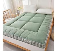 Japanese Floor Mattress Thick Rollable Futon Breathable AntiSlip Sleeping Pad for Twin Full Queen Beds (90 x 200 cm) Perfect for Comfort and SpaceSaving Sleep Solutions.
