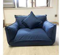 Japanese Floor Single Sofa Reclining Chair Leisure Adjustable Folding Tatami Chair Living Room Furniture Apartment Dorm Armchair SF02B