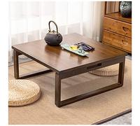 Japanese Floor Table, Low Altar Table For Meditation, Coffee Table, Small Tea Table For Floor Sitting, For Dining & Spiritual Practices (Color : B, Size : 70x70x31cm)