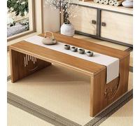 Japanese Floor Table, Low Coffee Table for Living Room and Bedroom, Folding Design for Sitting on the Floor - No Assembly Required