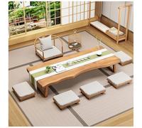 Japanese Floor Table - Low Coffee Table for Tatami Sitting, Multi-Use Dining Desk, Space-Saving Design for Living Room and Tea Time
