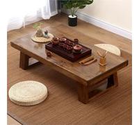 Japanese Floor Table Solid Wood Coffee/Dining Table for Living Room & Reception 120x60x35 cm Elegant Design Versatile Use Space-Saving Furniture