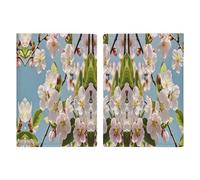 Japanese Floral Cherry Blossom Passport Protector Slim Passport Holder for Travel Essentials Compact Passport Sleeve Lightweight Wallet for Travel, style, 20.3x13.8cm