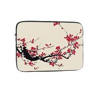 Japanese Floral Cherry Blossom Printed Portable Shockproof Laptop Bag Soft Shell Laptop Bag Suitable For Business Use And Travel 13 inch