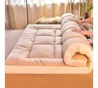 Japanese Foldable Futon Mattress for College Dorms, Full Size Thick Portable Sleeping Pad, Roll-Up Floor Mattress for Adults, able Sleep Solution