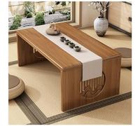 Japanese Folding Coffee Table 80cm - Multi-Functional Tea Table for Living Room, Bedroom, Indoor Use - Compact Design 100x37x30cm, Perfect for Small Spaces