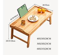 Japanese Folding Coffee Table - Low Dining & Study Table for Bedroom & Bay Window - Space-Saving 40cm Multi-Functional Laptop & Tea Room Furniture - Versatile Modern Design for Small Spaces