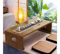 Japanese Folding Coffee Table, Low Tea Table, Foldable Coffee Table, Meditation Table, Tatami Tea Table for Living Room