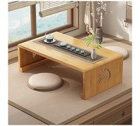 Japanese Folding Coffee Table - Stylish Floor Table for Living Room & Dining Room, Perfect for Tea Ceremonies & Home Decor, Space-Saving Design