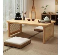 Japanese Folding Coffee Table, Tea Table, Low Coffee Table for Sitting on The Floor, Japanese Floor Table for Tatami, Tea Room, Living Room, Dining, Bedroom