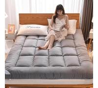 Japanese Folding Futon Mattress Portable Rollable Bed for Bedroom Comfortable Padded Sleeping Mat Easy Storage & Travel Multi-Use Futon for Home & Outdoors