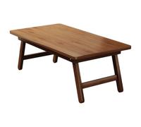 Japanese Folding Tea Coffee Table Square Low Table Solid Wood Floor Desk Center Table for Smals Versatile Japanese Sle Design Ideal for Tea and Coffee