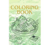 Japanese Food Coloring Book