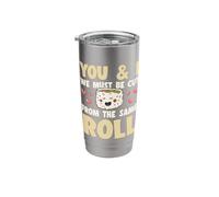 Japanese Food Lover We Must Be Cut Form Same Roll Sushi Stainless Steel Insulated Tumbler
