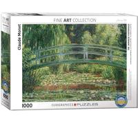 Japanese Footbridge Monet 1000 piece jigsaw puzzle by Eurographics 680mm x 490mm