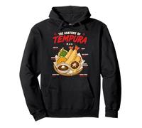 Japanese Fried Tempura Anatomy Art Illustration Pullover Hoodie