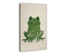 Japanese Frog Poster Canvas Poster Bedroom Decor Landscape Office Room Decor Gift 20x30inch(50x75cm)