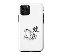 Japanese Frog Sumi-E Design with Kanji Minimal Case for iPhone 11 Pro