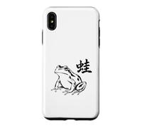 Japanese Frog Sumi-E Design with Kanji Minimal Case for iPhone XS Max