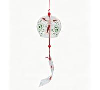 Japanese Furin Glass Wind Chime Red Goldfish Kingyo | Edo Style Wind Bell