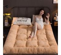 Japanese Futon Floor Mattress，Full Size, Thicken Japanese Floor Sleeping Pad Foldable, Roll Up Tatami Mat Easy to Store And Portable, Futon Mattress Suitable for Camping and Guest Room(Gray,100x200cm)