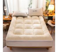 Japanese Futon Mattress - Breathable Thick Floor Bed Pad, Foldable Spring Mat for Cozy Sleep, Comfortable and Ideal for Home & Travel