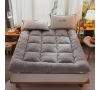 Japanese Futon Mattress - Breathable Thick Floor Bed Pad, Foldable Spring Mat for Cozy Sleep, Comfortable and Ideal for Home & Travel